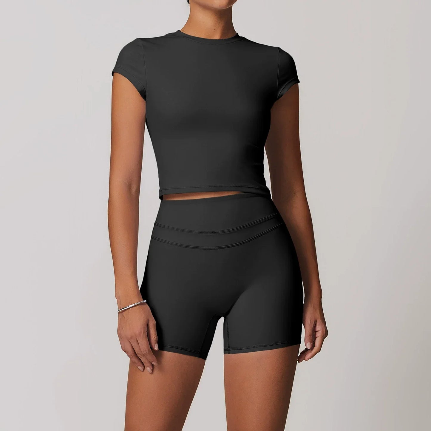 2 Pieces Sportswear Women Yoga Set Gym Clothes Sportswear Yoga Suits Fitness Set Tracksuits Sports Bra Gym High Waist Leggings
