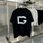 Bedrucktes Markenhemd Sommer High-End Light Luxury Herren- und Damen-T-Shirt aus Seidenbaumwolle Kurzarm-T-Shirt Trendy Shirts