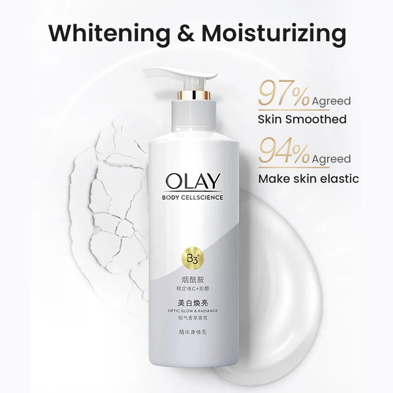 Olay Body Lotion B3+ Vitamin C 250ml Body Milk Nicotinamide VC essence Whitening&Moisturizing Cream