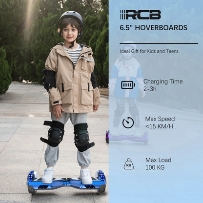 RCB 6.5" Hoverboard with Bluetooth Speaker & LED Lights