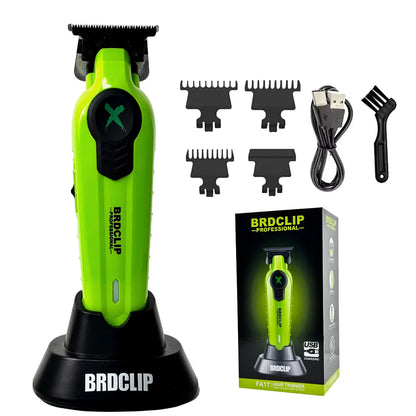 BRDCLIP X Serie Weiß FA1T 7700RPM Professioneller Elektrischer Haartrimmer Haarschneider Für Herren Carving DLC Klinge Friseurwerkzeug