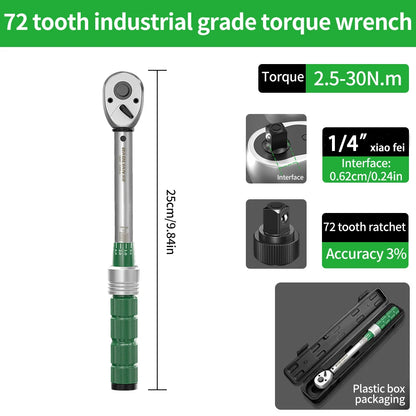 Pro Torque Wrench 1/4 3/8 1/2" ±3% Accuracy