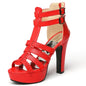 Women Gladiator Platform Sandals High Heels Size 44-50