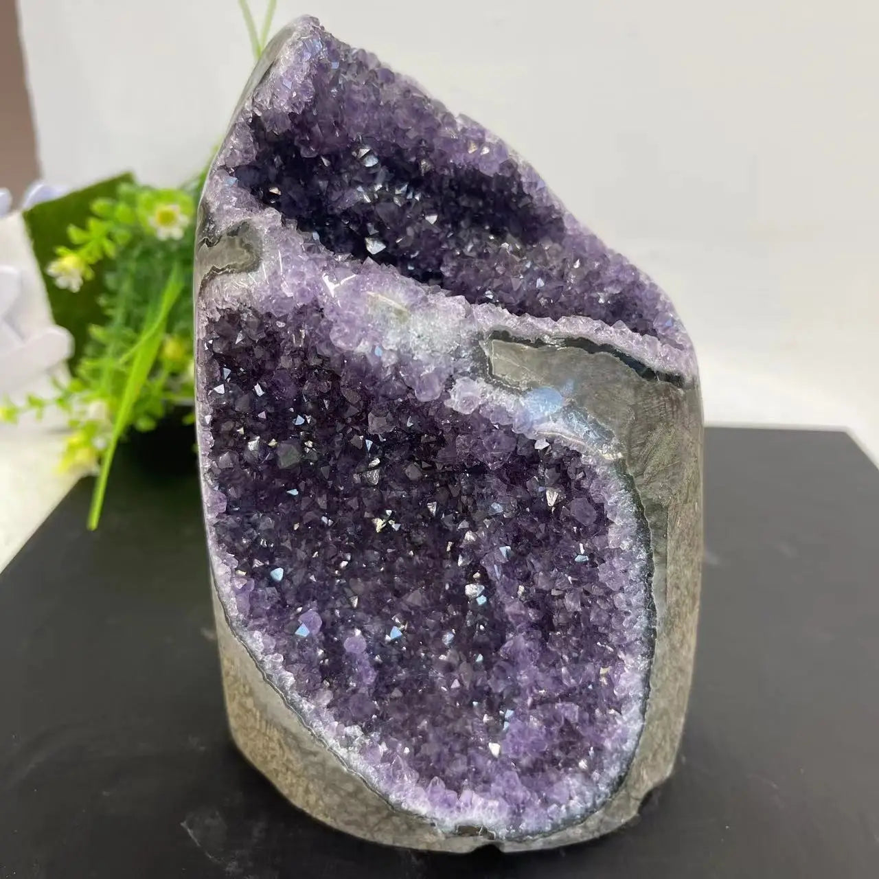 Natural Crystal Cluster Amethyst Stone Raw Quartz Minerals Real Home Spiritual Chakra Reiki