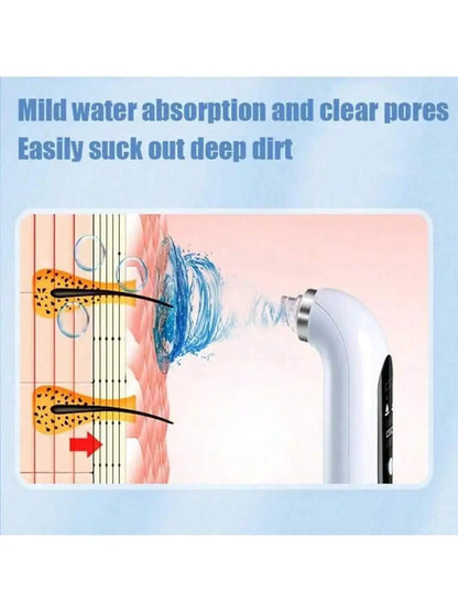 Blackhead remover, pore vacuum facial cleaner, electric acne remover, blackhead remover, USB charging water circulation facial c