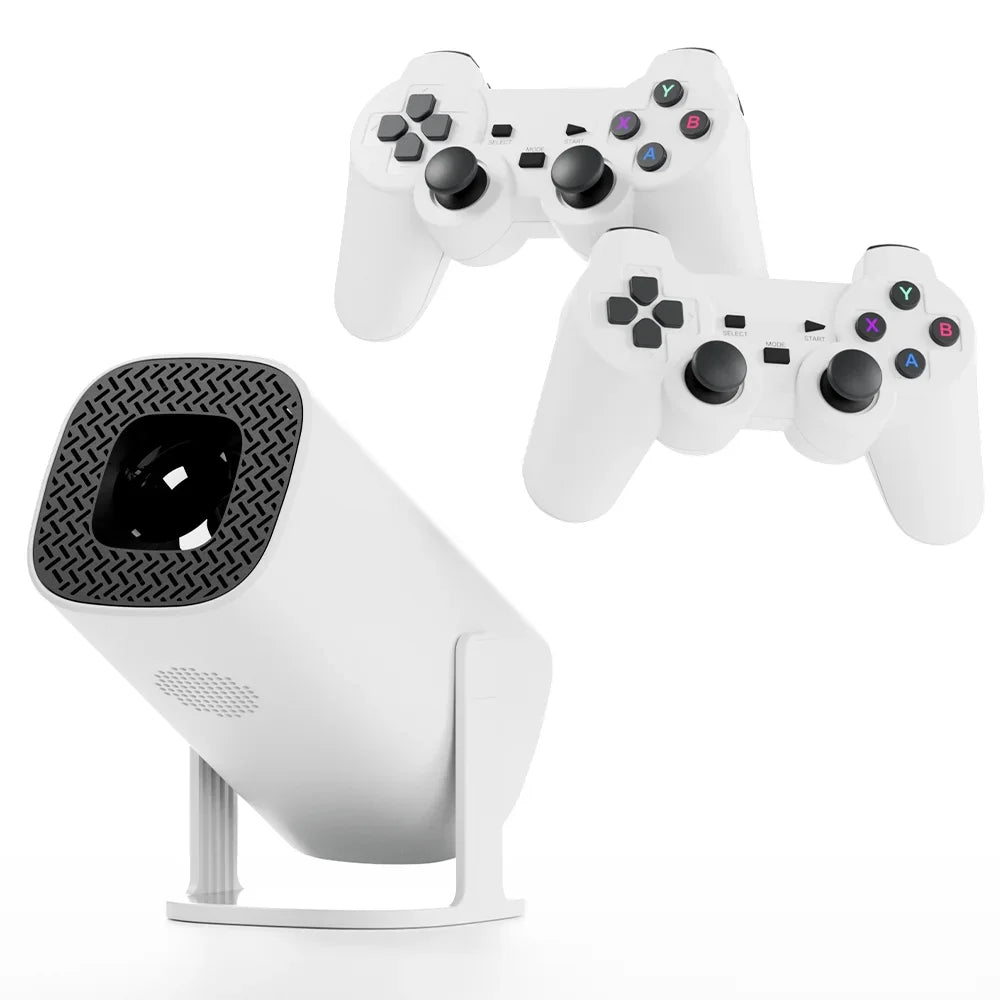 P30Plus Projector game console HD output projector intelligent portable Home WiFi Android11 4k 3D Retro Video Game Consoles
