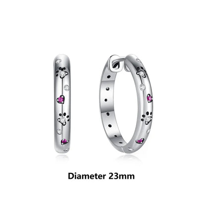 Original 925 Sterling Silber Ohrringe 2025 Stecker Creolen Kristall Ohrringe für Damen Roségold Krone Herz Unendlichkeit Biene Ohrring Schmuck