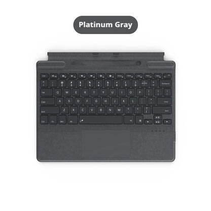 2025 New Color Microsoft Surface Pro 8/9/X/10/11 Bluetooth Magnetic Keyboard with Pen Slot,Touchpad and 7-color Backlit Keyboard
