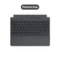 2025 New Color Microsoft Surface Pro 8/9/X/10/11 Bluetooth Magnetic Keyboard with Pen Slot,Touchpad and 7-color Backlit Keyboard