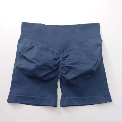 Women's 4.5" Biker Shorts | Scrunch Butt Seamless Yoga Gym Leggings