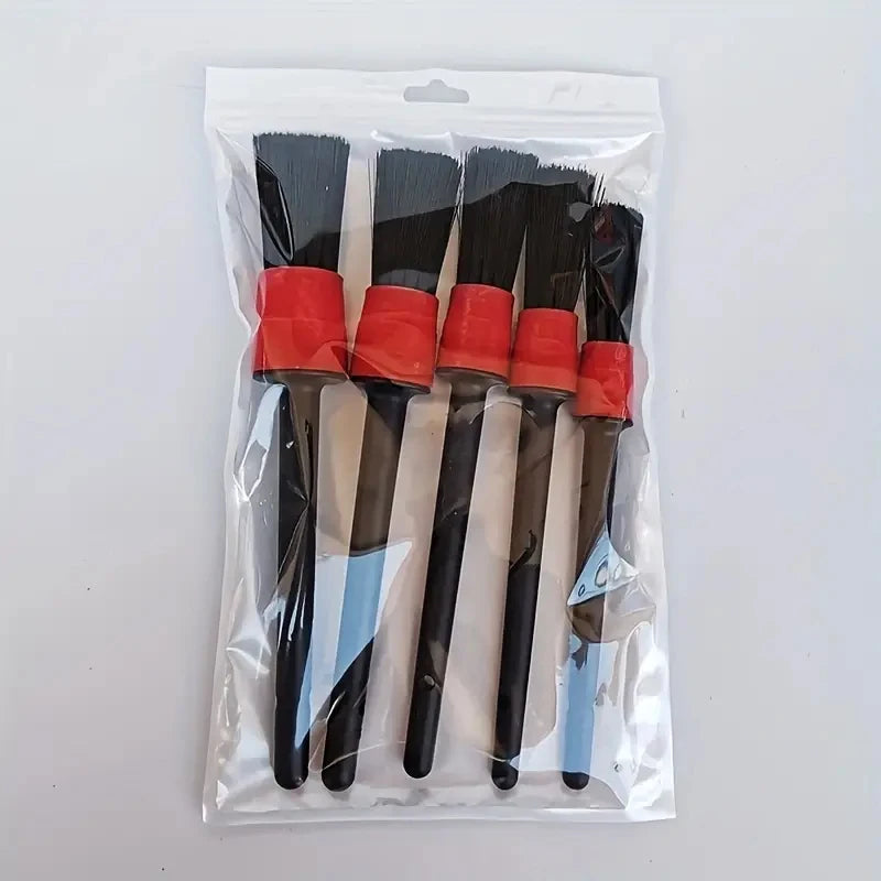 Car Detailing Brush Set - Dashboard & Wheel Brushes