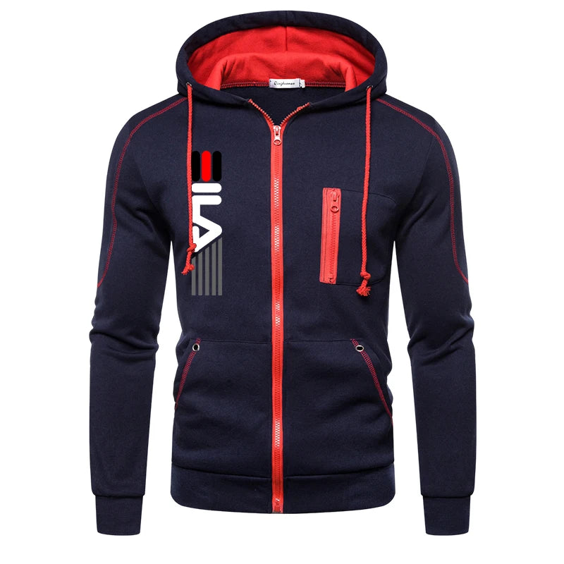 Zipper Sweatshirt Suit Sportswear for Men Daily Casual Hoodies Hot High Quality 2025 Sports Tracksuit Jogging Men's Clothing