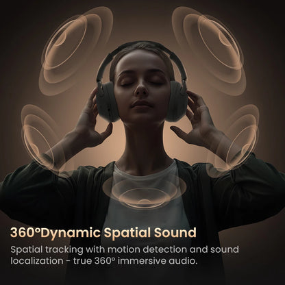 HAYLOU S40 ANC Kabellose Kopfhörer 50dB Geräuschunterdrückung Hi-Res 3D Spatial Audio Kopfhörer mit LDAC Bluetooth 6.0 Over-Ear Headset