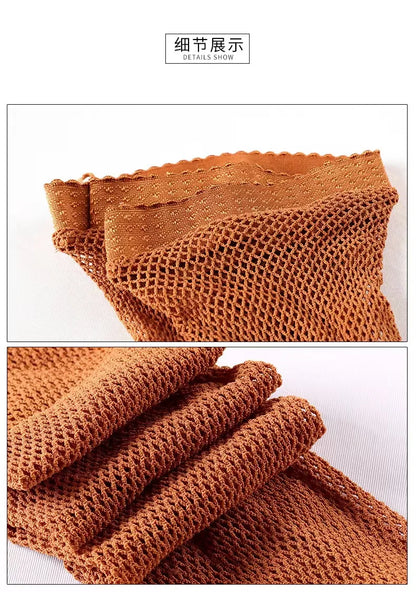 Professional Hard Mesh Tights Latin Dance Fishnet Stockings Competition Special Pantyhose Sole Non Slip Bone Line Oxford Socks