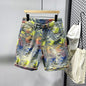 Men's Colorful Denim Shorts – Street Style