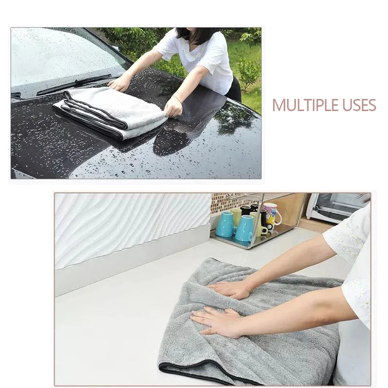 SEAMETAL Microfiber Car Washing Towel - Ultra-Soft