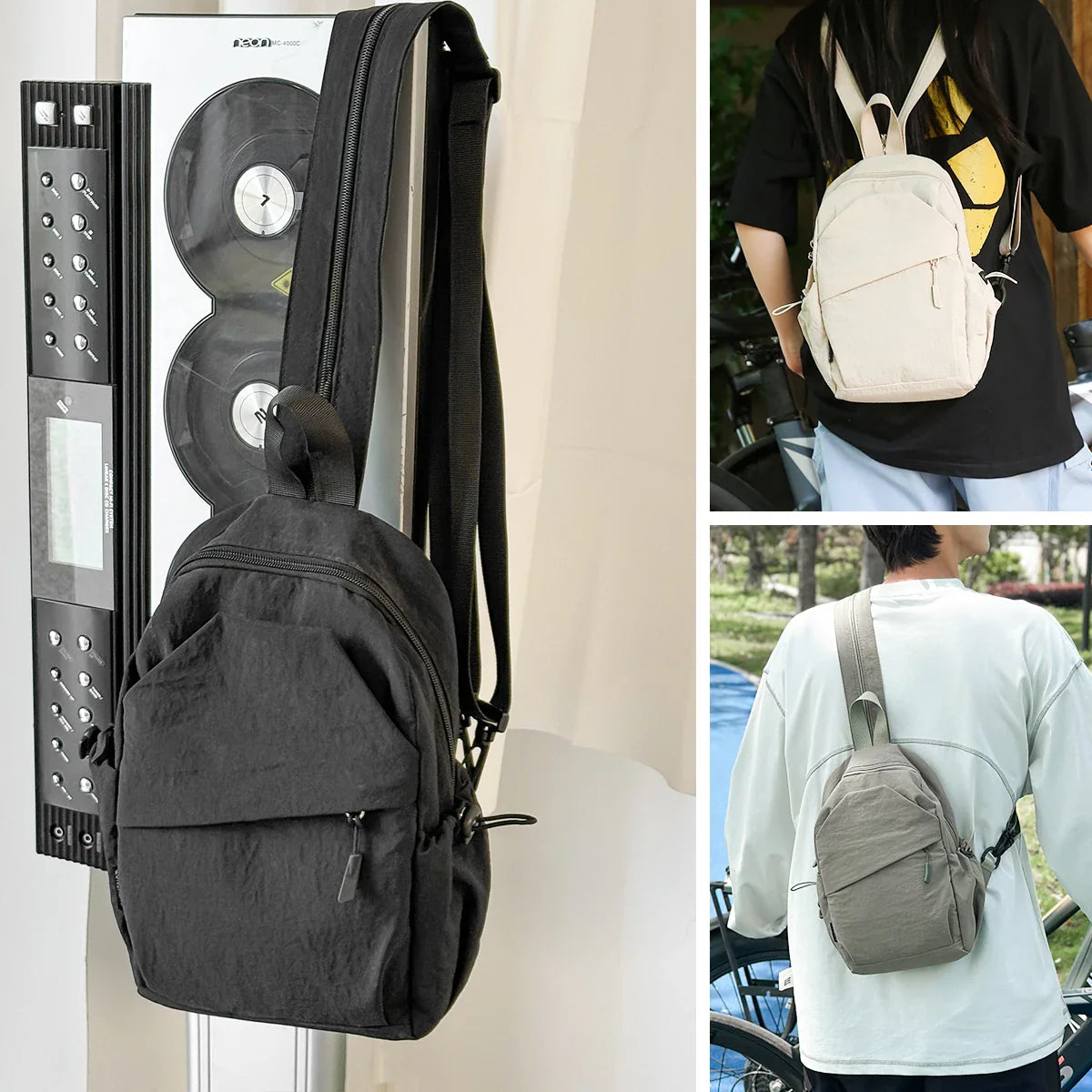 Lightweight Crossbody Chest Bag for Cycling & Outdoor Sports