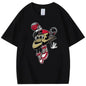 2025 Spring and Summer New Round  Solid Color Brand Short Sleeve T-shirt Light Luxury with Simple Casual Shirt Ins Tide
