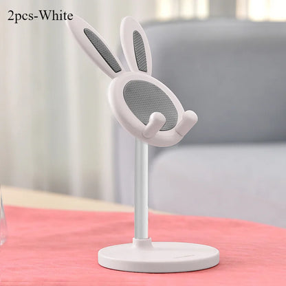 Cute Rabbit Phone Stand - Adjustable Desktop Grip