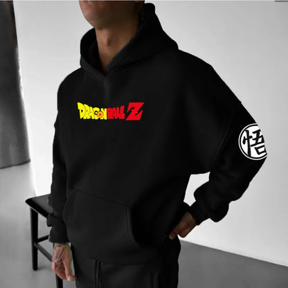 Dragon Ball Men's Hoodie Sweater Goku Kakarot Japanese Anime Summer Autumn Boy Children's Long Sleeve Hip Hop Parent-Child Wear