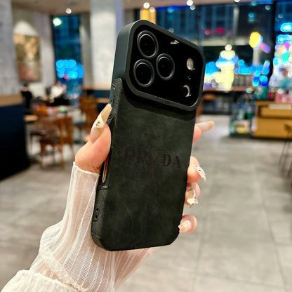 Handyhülle aus Mikrofaserleder für iPhone 17 16 15 14 Plus 13 12 11 Pro Max 16E Cover Luxuriöse Hülle Italien Tiger Streetwear Cases