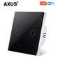AXUS EU WiFi Smart Light Switches Touch Switch RF433 No Neutral Wire Smart Home Life Tuya App Control Support Alexa Google Home
