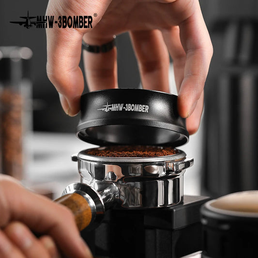 51/54/58mm Espresso Dosing Funnel Magnetic Coffee Dosing Ring Portafilter Funnel Portafilter Dosing Ring Barista Tools
