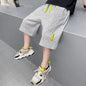 Kinder-Shorts, Sommerkleidung, locker, bequem, atmungsaktiv, Fünfviertelhosen, Jungen-Freizeitsporthosen für draußen