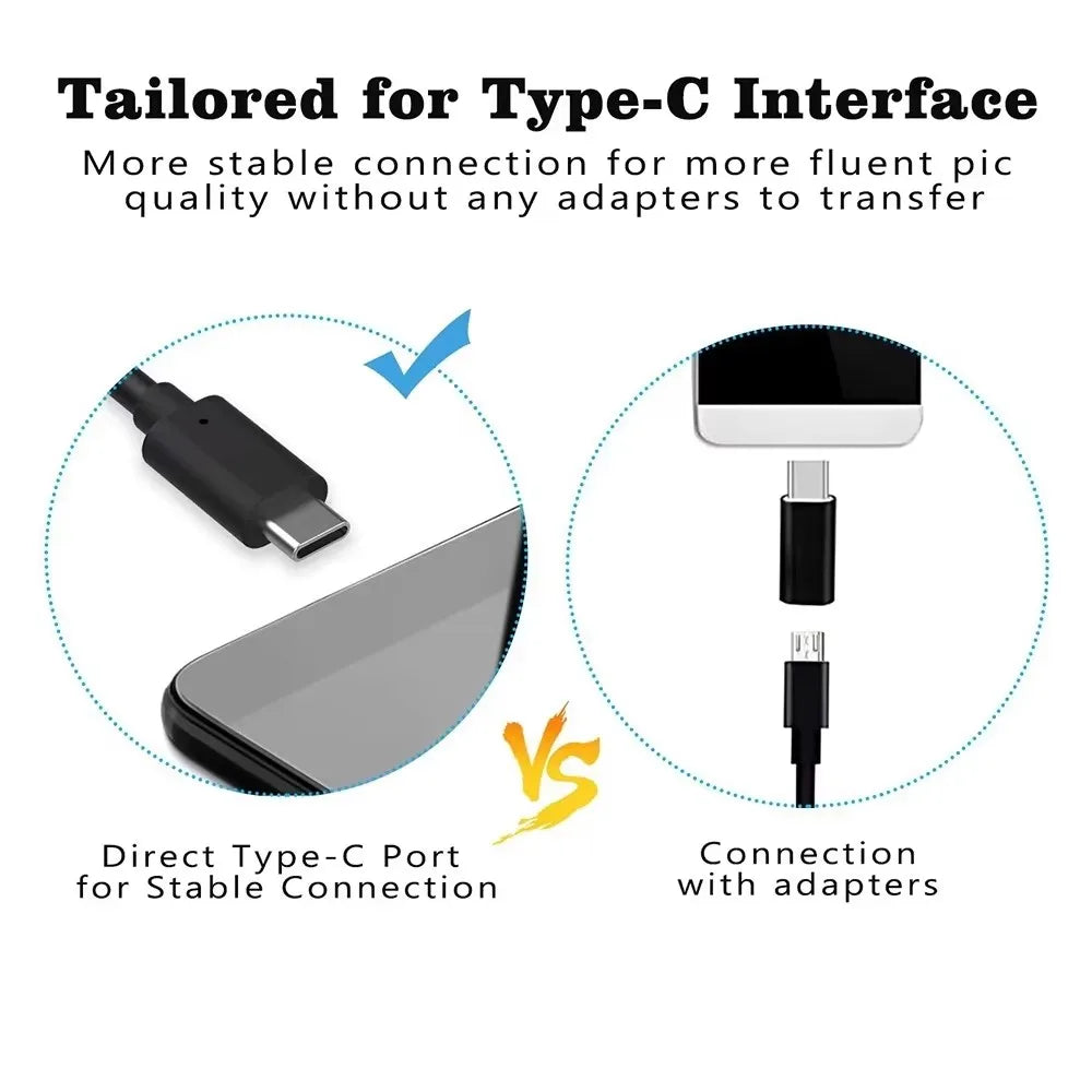 Type-C Endoscope Camera IP67 Waterproof 5.5/7mm LED