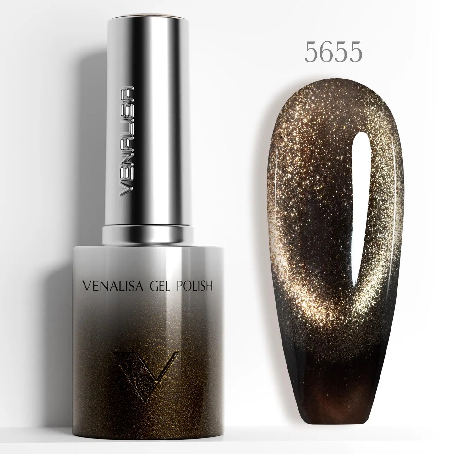 Venalisa TPO Free Hema Free 10ml Winter Nails Warm Coffee Cat Eye Nail Gel Polish Magnet Soak Off UV LED Semi Permanent Nail Gel