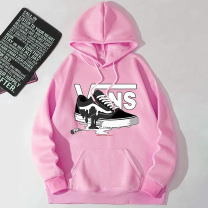 Exclusive Collab Fleece Hoodie Unisex Casual Pullover