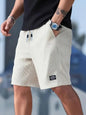 Herren-Shorts, lässige Herrenhosen, Herren-Bermudashorts, Herren-Sporthosen, neues modisches Strukturgewebe, atmungsaktive Hosen, geeignet für den täglichen Freizeitgebrauch und Sport