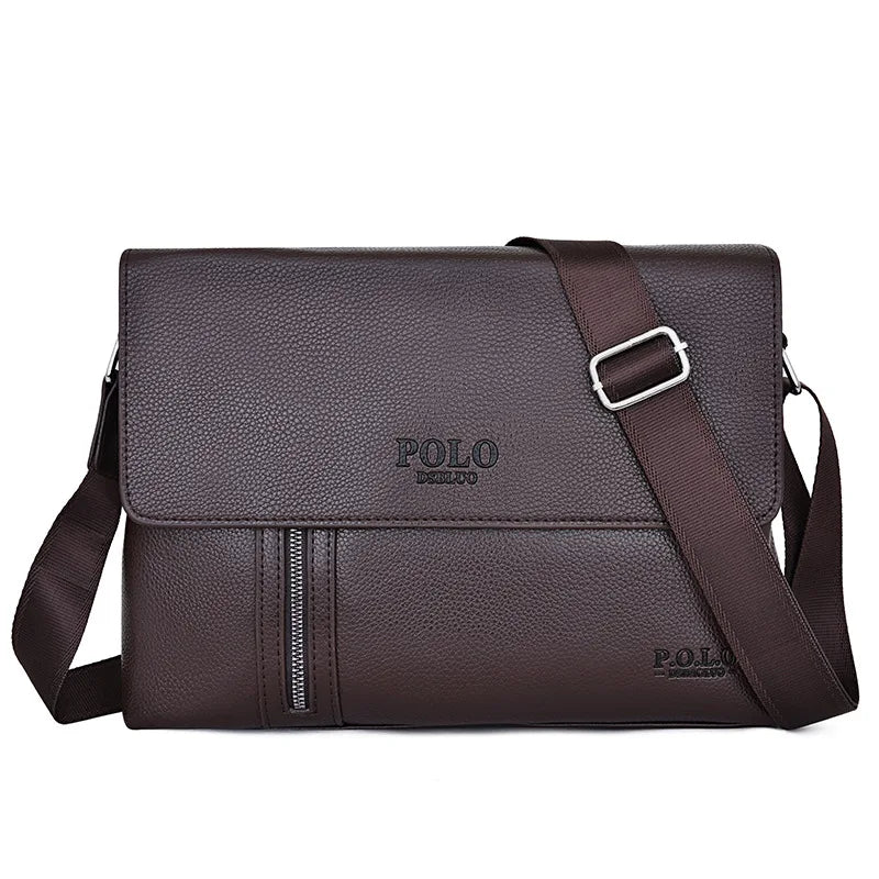 Luxury Men Boy Leather Shoulder Bag Big Capacity Crossbody Designer Messenger Bags Male Luxurious Men's Small Handbag