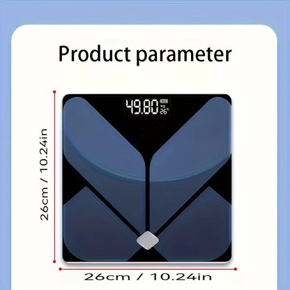 400lb High Precision Digital Bathroom Scale | Backlit LCD w/Smart Temp Display | Battery Operated | Home/Bathroom/Dorm Use