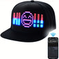 LED Cap – APP Control DIY Light Up Text Music Hat