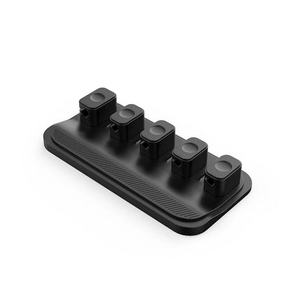 Magnetic Car Cable Clamp - Silicone Wire Holder 5pcs