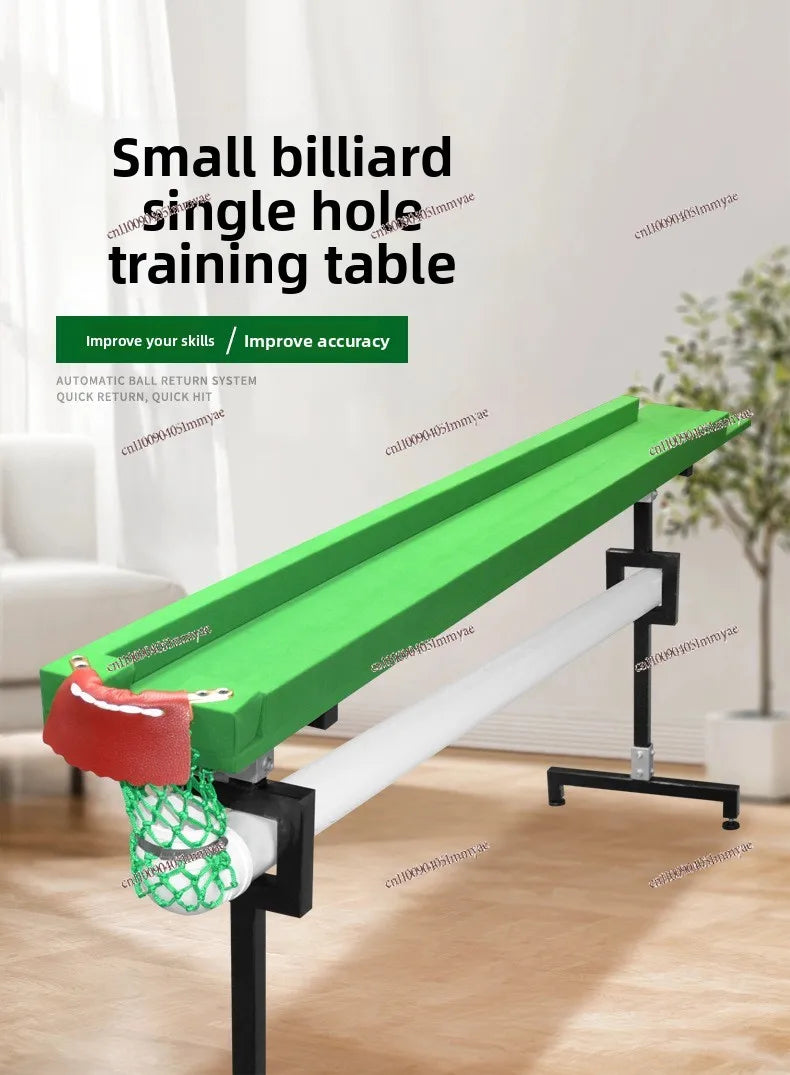 Five-point Pool Table Home Training Library Edge No Rubber Strip Single Hole Snooker Pocket Small Training Table