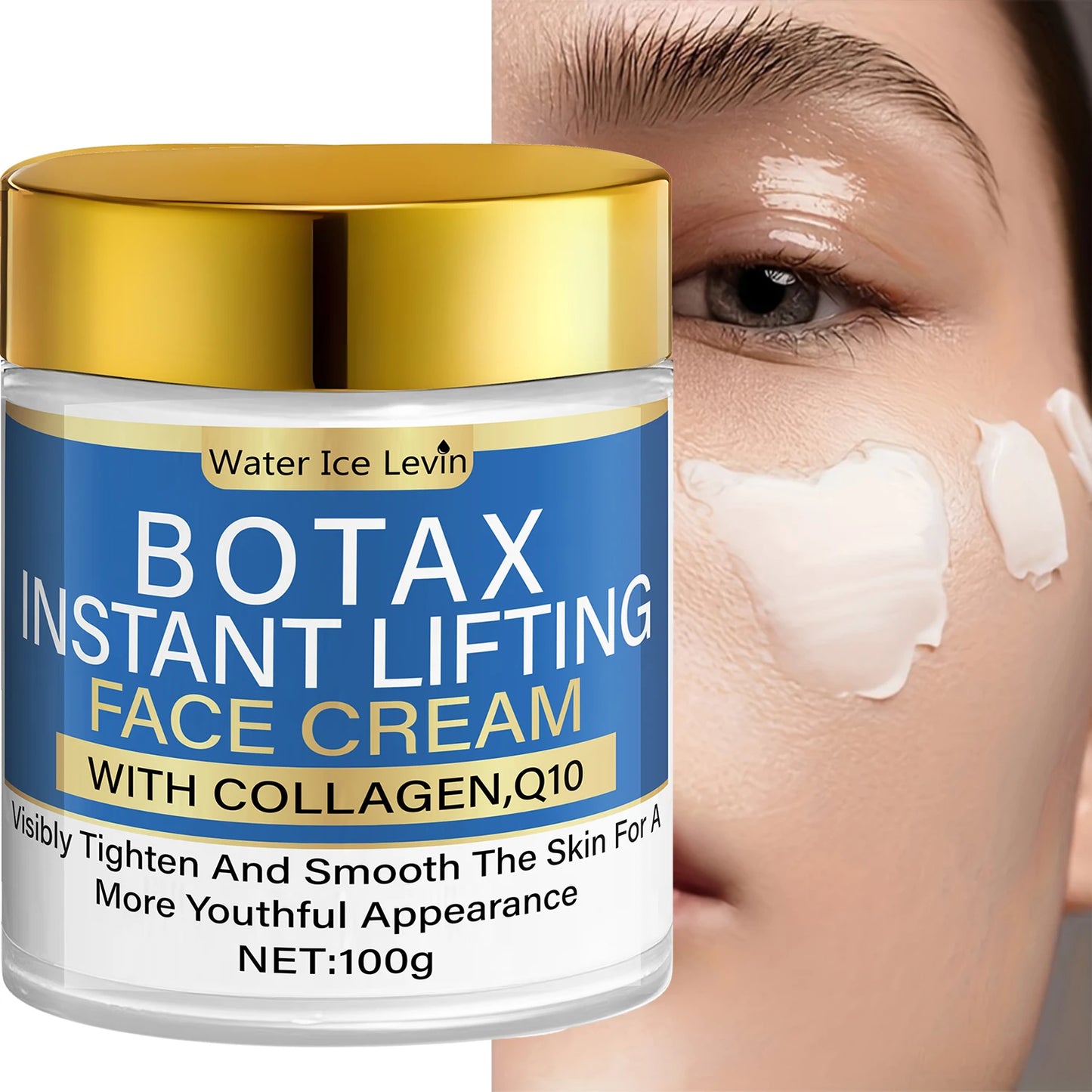 Anti Aging Face Cream 1+1 Pack 100g with Collagen Q10 Ceramide Vitamin C Instant Lifting Moisturizes Wrinkles Cheap