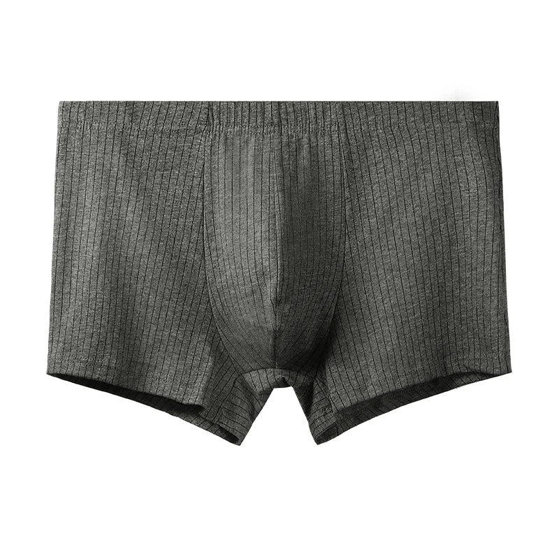 Men's Cotton Boxer Briefs – Breathable Sports Shorts
