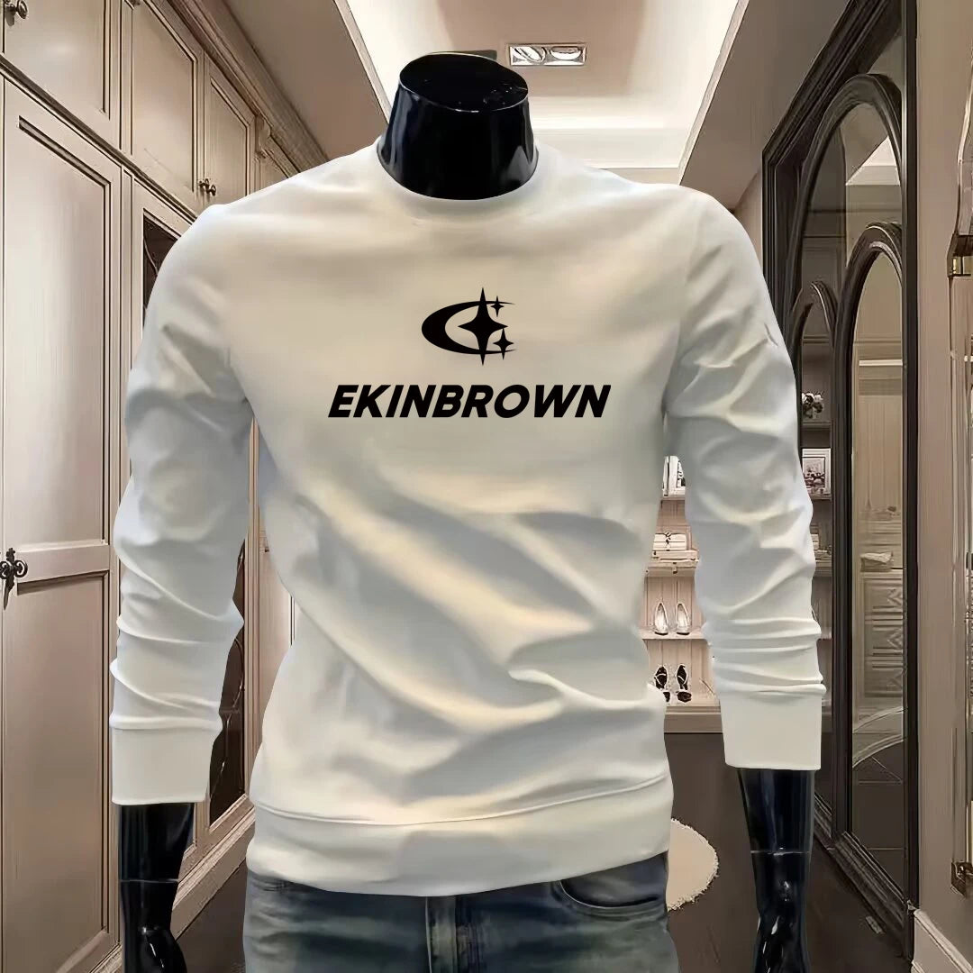 Men's Cotton Long Sleeve Heavy Tshirt Sweater