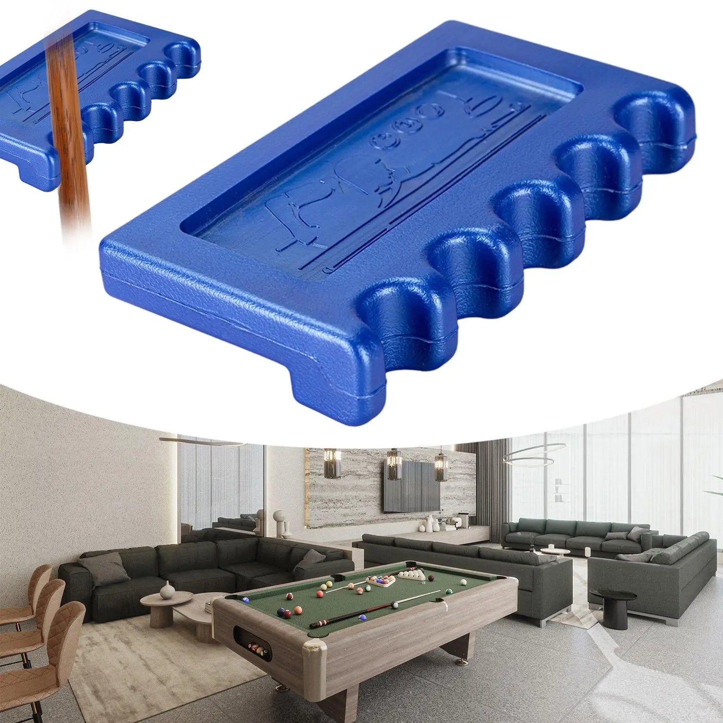 Pool Cue Holder Portable Easy to Install Snooker Cue Accessories Cues Claw for Lovers Indoor Enthusiast Community Center Table