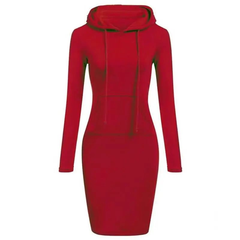Damenkleid Herbst Damen Hoodiekleider Hoodies Damen Sweatshirts Damen Hoodiekleid Oberteile Damenbekleidung
