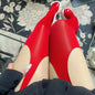 Horse Oil Glossy Pantyhose Hollow Leggings Socks