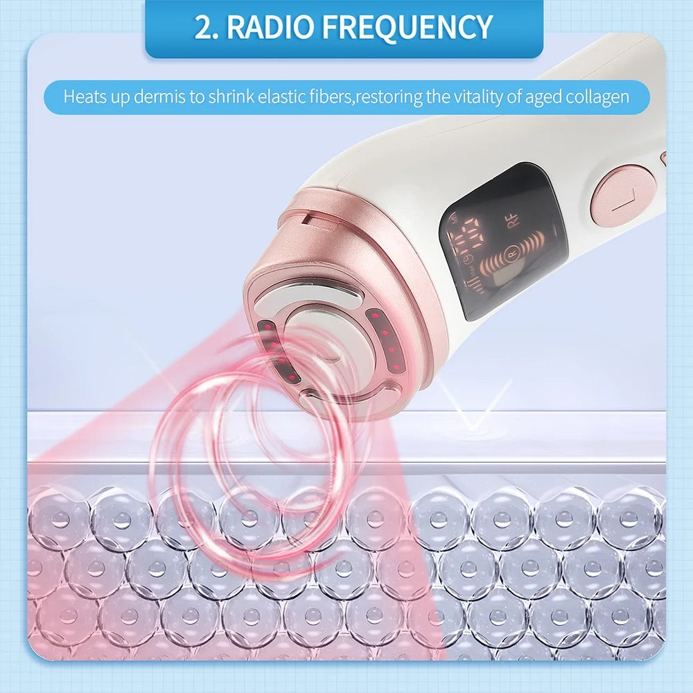 Mini HIFU Machine – Ultrasonic RF EMS Facial Lifting