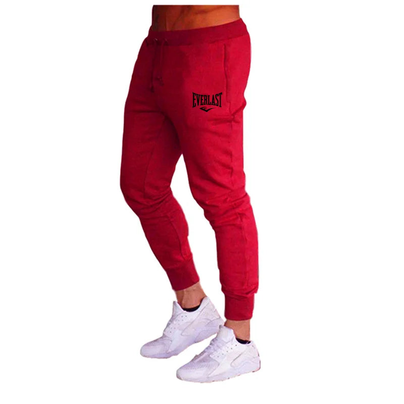 New Printed Pants Autumn EVERLAST Men/Women Running Pants Joggers Sweatpant Sport Casual Trousers Fitness Gym Breathable Pants