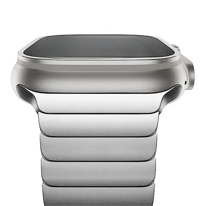 Luxuriöses Edelstahlarmband für Apple Watch Series 10 9 8 7 46mm 45mm 41mm Gliederarmband Iwatch Ultra 2 49mm IWatch Metallarmband