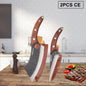 Professional Kitchen Forged Knife BBQ Cooking Chef Knives Wooden Handle Meat Cleaver Fruit Cutter Boning Knife Kitchen Supplies