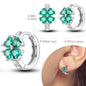 925 Sterling Silver Hoops Earrings Hypoallergenic Hoops Earrings With Zirconia Fashion High Quality Jewelry for Women Girls