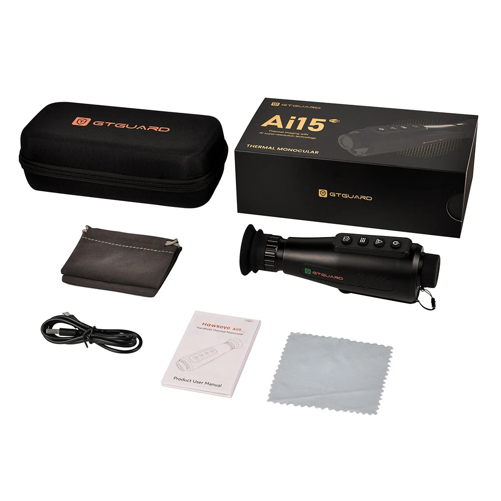GTMEDIA Thermal Imager AI15 Hunting Thermal Imaging Monocular Affordable Night Vision Scope Infrared Thermal Camera Telescope