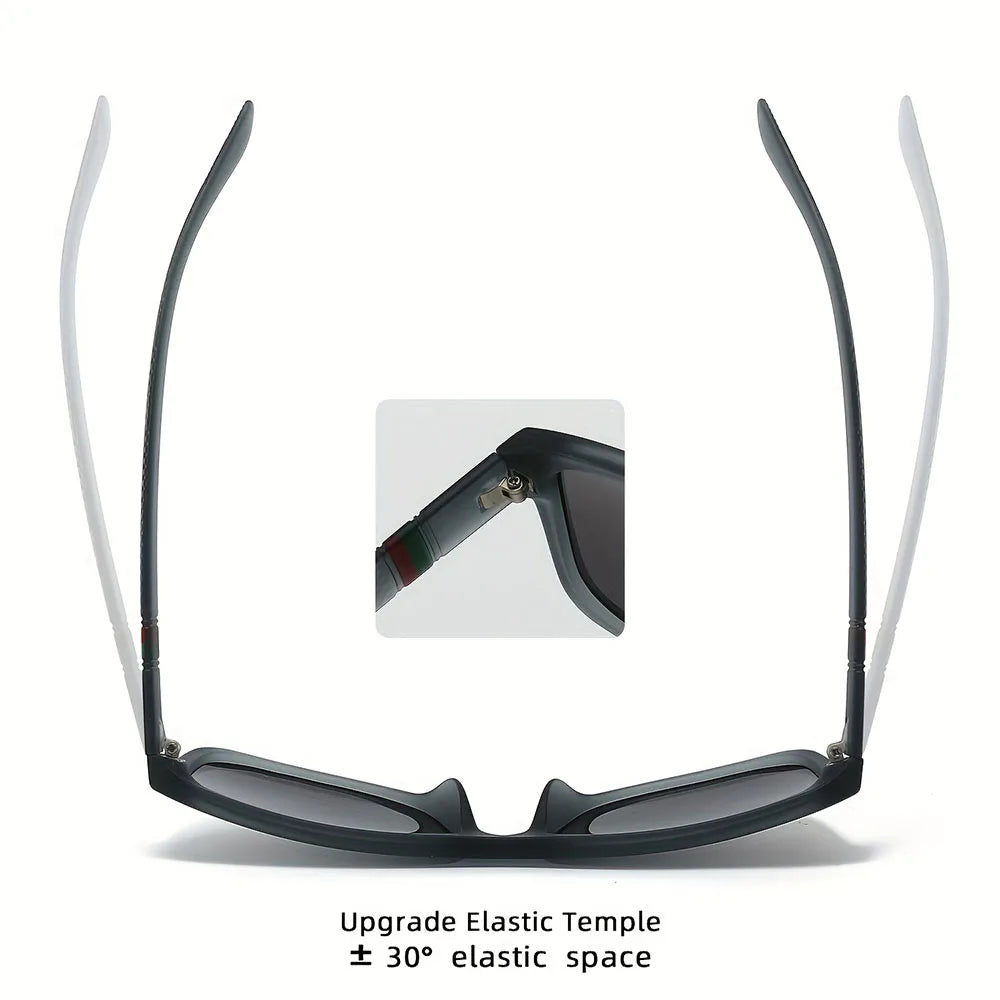 2PCS Polarized Sunglasses Brand Designer Vintage Sunglasses Man Fashionable Driving Sun Glasses Eyewear